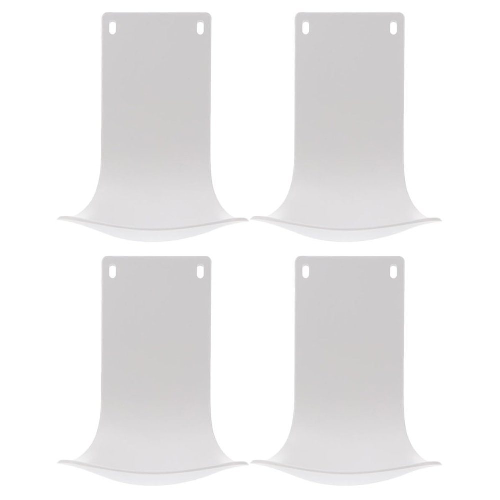 DOITOOL Wall Mount Soap Dispenser Drip Tray Universal Catch Basin, ABS Plastic Spill Catcher Stops Leaks, Adhesive Safety Guard for Bathroom Office Commercial Floor Protection
