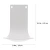 DOITOOL Wall Mount Soap Dispenser Drip Tray Universal Catch Basin, ABS Plastic Spill Catcher Stops Leaks, Adhesive Safety Guard for Bathroom Office Commercial Floor Protection view 4