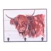 Nauticalia Meg Hawkins Highland Cow Wall Hooks, 40x30cm view 1