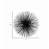 Modern Day Accents 5351 Erizo Spiked Medium Black Sphere, Coffee Table Room Decor, Black Decor, Table Decor, Shelf Decor, Modern Decor, Starburst Centerpiece, Spike Ball Decoration, Home, 8" D view 2