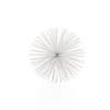 Modern Day Accents 5451 Erizo Spiked Medium White Sphere, Coffee Table Room Decor, White Decor, Table Decor, Shelf Decor, Modern Decor, Starburst Centerpiece, Spike Ball Decoration, Home, 8" D view 1