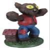 Ebros Day of The Dead Nursery Tales Villain Pinheadz Monster with Voodoo Stitches Figurine Halloween Collectible Fantasy Mythical Beings Undead Apocalypse Horror Icon (The Big Bad Wolf) view 3