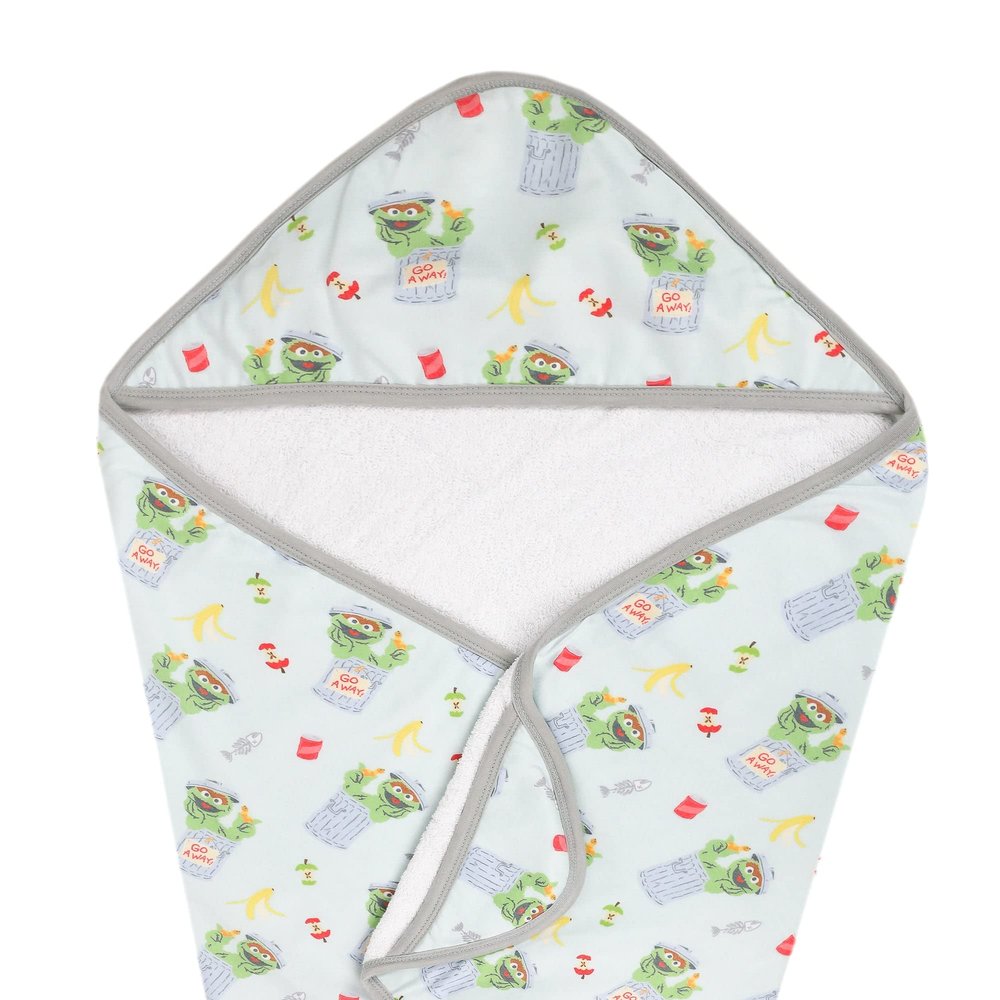 Copper Pearl Hooded Bath Towels Premium Knit/Terry Cloth Baby Towels with Hood, Pockets, and Cool Designs - Great to Gift and Make Bath Time Fun - Baby Bath Towel, Oscar The Grouch