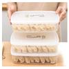 2600ml Plastic Bacon Box, Deli Meat Saver Cold Cuts Fridge Keeper, Cheese Food Storage Container with Lid for Refrigerator, Shallow Low Profile Christmas Cookie Holder view 1