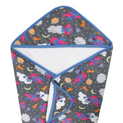 Copper Pearl Hooded Bath Towels Premium Knit/Terry Cloth Baby Towels with Hood, Pockets, and Cool Designs - Great to Gift and Make Bath Time Fun - Baby Bath Towel, Super Grover