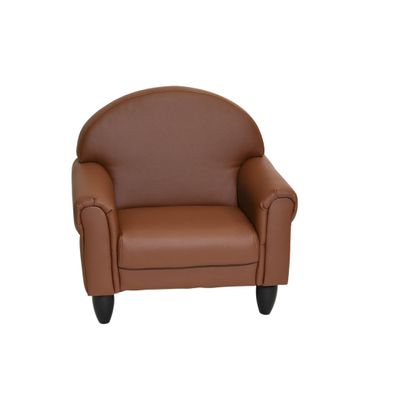 Children's Factory As We Grow Toddler Chair, Flexible Seating for Daycare or Preschool, Kids Reading Couch, Playroom Furniture, Walnut