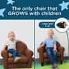 Children's Factory As We Grow Toddler Chair, Flexible Seating for Daycare or Preschool, Kids Reading Couch, Playroom Furniture, Walnut view 3