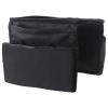 FOMIYES Sofa Armrest Organizer and Tray for Drinks Magazines and Snacks Black Couch Storage for Remote Control and Cellphone view 1