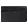 FOMIYES Sofa Armrest Organizer and Tray for Drinks Magazines and Snacks Black Couch Storage for Remote Control and Cellphone view 4