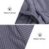 1pc Universal Chair Cover Couch Covers Grey Stretch Armchair Plush Couch Recliner s for Reclining Anti- Sofa Polyester Elastic Band Individual view 3
