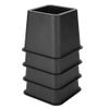 FOMIYES 4pcs Square Furniture Risers Slip Sofa and Chair Leg Covers for Floor Protection for Elevating Beds Sofas and Tables view 1