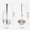 Stainless Steel Kitchen Roll Paper Towel Holder Bathroom Tissue Stand Rose Gold Napkins Rack Home Kitchen Storage Accessories,b view 2
