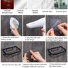 Wall Hanging Roll Holder Hotel Toilet Paper Shampoo Hollow Out Rack Wall Towel Hollow Out Storage Basket Bathroom,C view 3