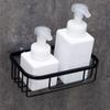 Wall Hanging Roll Holder Hotel Toilet Paper Shampoo Hollow Out Rack Wall Towel Hollow Out Storage Basket Bathroom,C view 4