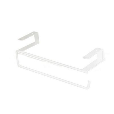 Hook Type Kitchen Roll Paper Towel Holder Storage Rack Sundries Organizer Home Storage Tools Cabinet Cupboard Tissue Shelf,White 24cm