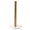 31cm Nordic Retro Marble Grain Texture for Kitchen Towel Toilet Roll Paper Holder Ceramics Vertical Desktop Dishcloth Storage,Gold view 1