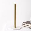 31cm Nordic Retro Marble Grain Texture for Kitchen Towel Toilet Roll Paper Holder Ceramics Vertical Desktop Dishcloth Storage,Gold view 4