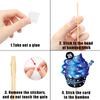 WATINC 42pcs 18th Blue Black Purple Birthday Banner Party Decoration, Time to Adult Hanging Garland Swirls Sign for 18 Years Old Boys Girls Bday Party Favor, Blue Black Purple Cake Topper Centerpieces view 4