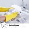 IUCGE Rubber Gloves, 4 Pairs, Small (Pack of 4), Pink+Yellow, Unisex view 4
