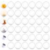 40 Pcs Hanging Tealight Holders Globes: Romadedi Fillable Acrylic Bulk Hanging Tea Light Ball, Bulb 3.15'' Ornaments Fillable for Party Wedding Centerpiece Christmas Home Decorations DIY view 1