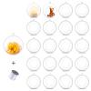 20 Pcs Hanging Tealight Holders Globes: Romadedi Fillable Acrylic Bulk Hanging Tea Light Ball, Bulb 3.15'' Ornaments Fillable for Party Wedding Centerpiece Christmas Home Decorations DIY view 1