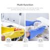 IUCGE Yellow+Blue Rubber Gloves, 4 Pairs, Small, Reusable, Anti-slip Design, Protective Gloves view 3