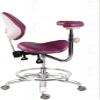 OUBO Deluxe Mobile Saddle Chair PU Leather Assistant Doctor Stools with Adjustable Footring and Heavy Base view 2