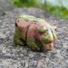 YGLINE 1.5" Hand Carved Mixed Gemstone Crystal Bear Figurine Animal Carving view 4
