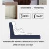 ZZYK Headboard Full Size Leather Wedge Headboard for Anti-Collision Cushions Soft Case Home Bedroom Headboard Cushion Modern Upholstered Headboard,C,No headboard 78.7"/200cm view 4