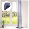 Homoyoyo Rod Drapes White Sheer Curtains Sheer Voile See Through Window Curtain Sheer Curtains 78 inch Length Small Window Tulle Curtain Household Single Sided Girl view 2