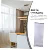 Homoyoyo Rod Drapes White Sheer Curtains Sheer Voile See Through Window Curtain Sheer Curtains 78 inch Length Small Window Tulle Curtain Household Single Sided Girl view 4