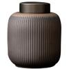 4.9inch Pottery Tea Caddy Household Retro Tea Sealed Jar Tea Box Kung Fu Tea Set view 1