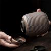 4.9inch Pottery Tea Caddy Household Retro Tea Sealed Jar Tea Box Kung Fu Tea Set view 2