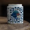 3inch Ceramic Portable Sealed Tea Caddy Retro Tea Set Storage Tea Jar Tea Ceremony view 2