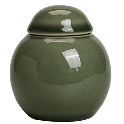 2.8inch Portable Tea Caddy Household Sealed Tea Jar Ceramic Storage Tea Cans Tea Set