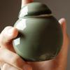 2.8inch Portable Tea Caddy Household Sealed Tea Jar Ceramic Storage Tea Cans Tea Set view 2