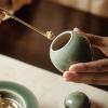 2.8inch Portable Tea Caddy Household Sealed Tea Jar Ceramic Storage Tea Cans Tea Set view 3