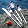 32-Piece Silverware Set for 8, Stainless Steel Flatware Cutlery Tableware for Home, Modern Ergonomic Eating Utesils, Mirror Polished, Dishwasher Safe view 2