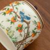 4.5inch Persimmon Bird Pattern Ceramic Tea Caddy Sealed Tea Cans Storage Jar Home Decor view 4