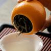 3.3inch Creative Orange Shape Tea Jar Ceramic Household Storage Tea Caddy Tea Set view 3