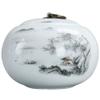 5.5inch Landscape Pattern Tea Jar Ceramic Sealed Tea Box Tea Caddy Kung Fu Tea Set view 1