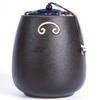 4.3inch Chinese Coarse Pottery Tea Jar Sealed Tea Caddy Kung Fu Tea Set Tea Ceremony view 1