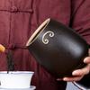 4.3inch Chinese Coarse Pottery Tea Jar Sealed Tea Caddy Kung Fu Tea Set Tea Ceremony view 2