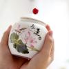 5.1inch Ceramic Tea Sealed Jar Tea Storage Tea Caddy Travel Storage Tea Box Tea Set view 2