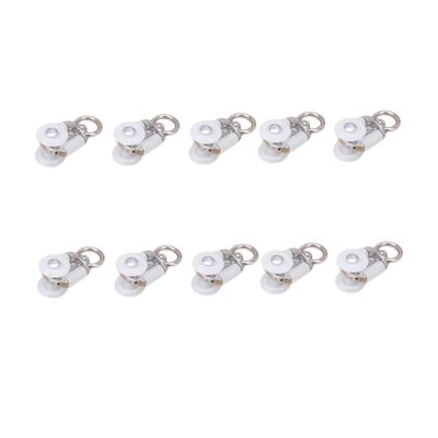 20pcs Curtain White Hook Type Track
