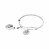 CCZUL 1.5mm*60mm High Polished Never Fade Stainless Steel Adjustable/Expandable Twisted Wire Bangles Cremation Bracelets view 2