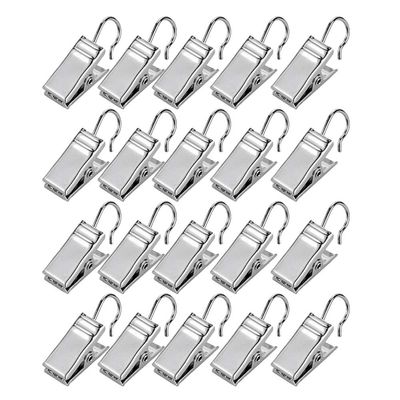 120 Pcs Curtain Clips Lights Hanger Curtain Hooks Metal Clips Wire Holder Shower Clips