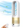 SABYDICAR Bladeless Tower Fan Floor Fans Electric Table Cooling Fan Remote Household Tower Fans,8 Speeds Standing Fan,Smart Timer Oscillating Fan (Gold, 18inch-cold) view 1