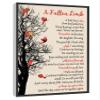 RCVTVPV A Limb Has Fallen From Our Family Tree Wall Art Memorial Poem Poster Cardinal Canvas Wall Art For Home Office Framed Ready to Hang 16"x24" view 1