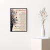 RCVTVPV A Limb Has Fallen From Our Family Tree Wall Art Memorial Poem Poster Cardinal Canvas Wall Art For Home Office Framed Ready to Hang 16"x24" view 3